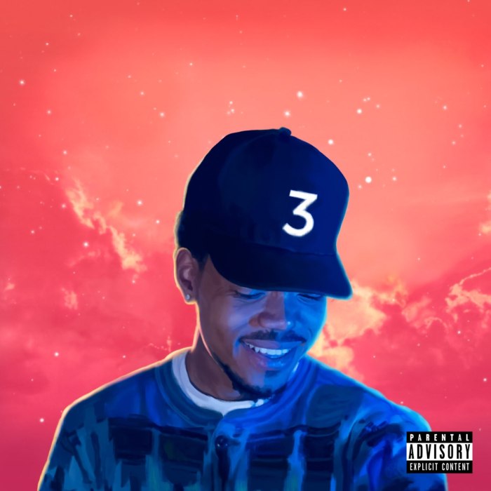 Chance the rapper coloring book cover