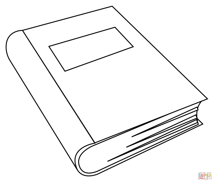 Book fair coloring page