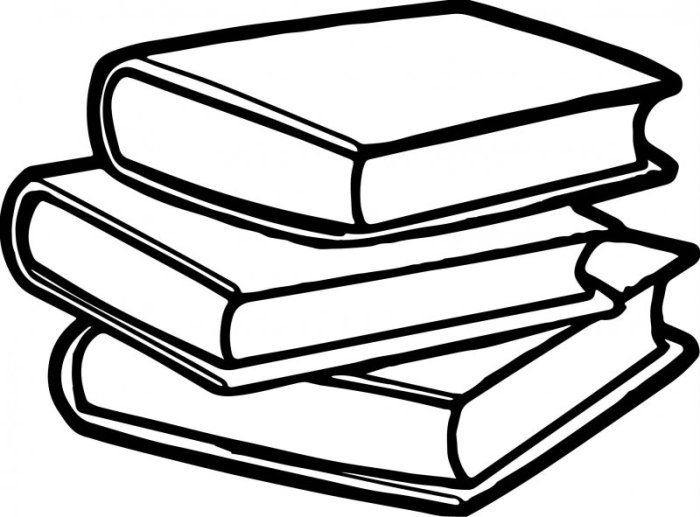 Book fair coloring page