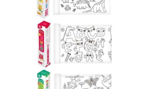 Coloring Book Paper Roll A Creative Guide