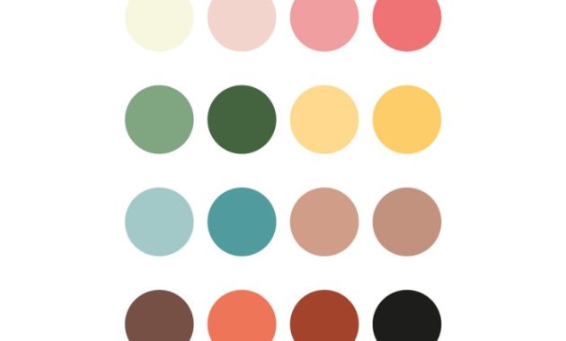 Color Palettes for Coloring Books