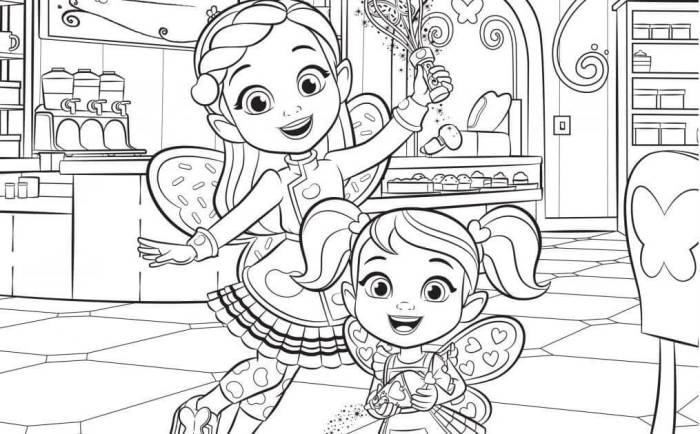 Butterbean's cafe coloring book