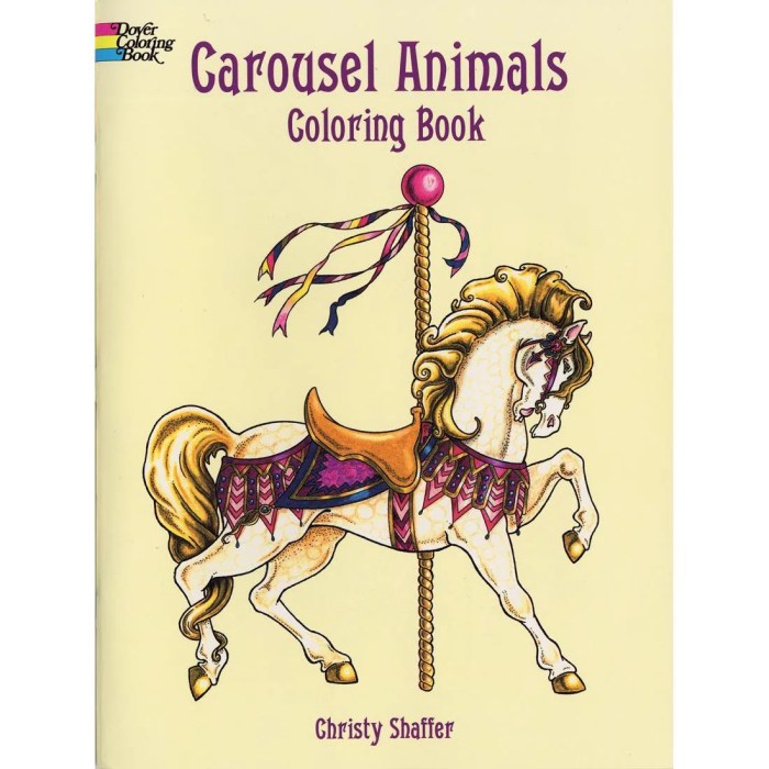 Carousel animals coloring book