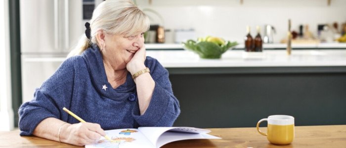 Coloring books for alzheimer patients