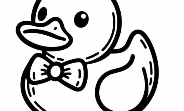 Duckies for Bath Animated Coloring Pages