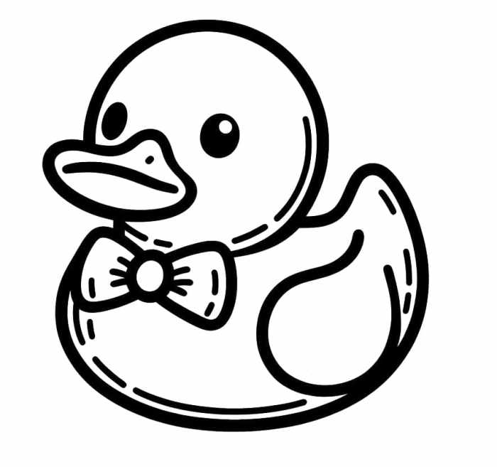 Duckies for bath animated coloring pages