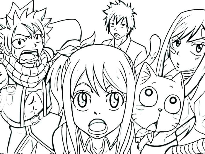 Fairy tail anime coloring games