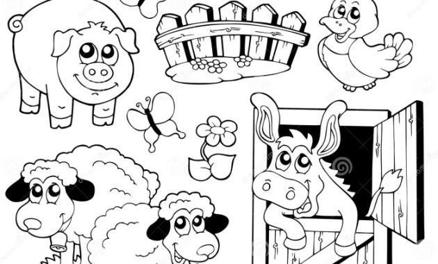 Farm Animals Coloring Book Lisa Bonforte