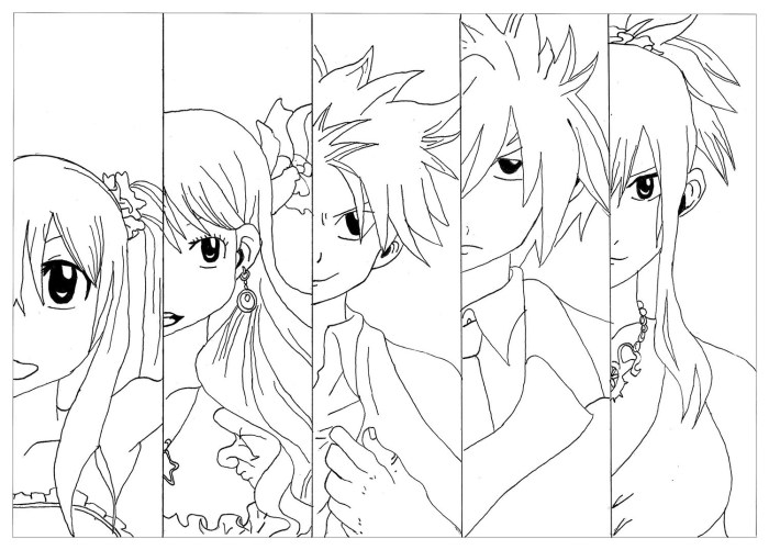 Fairy tail anime coloring games