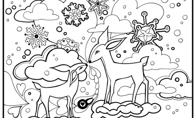 Free Printable Winter Animal Coloring Pages