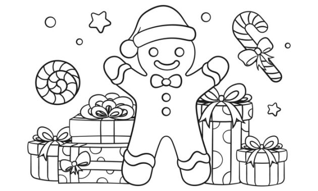 Candy Cane Coloring Book A Festive Creation