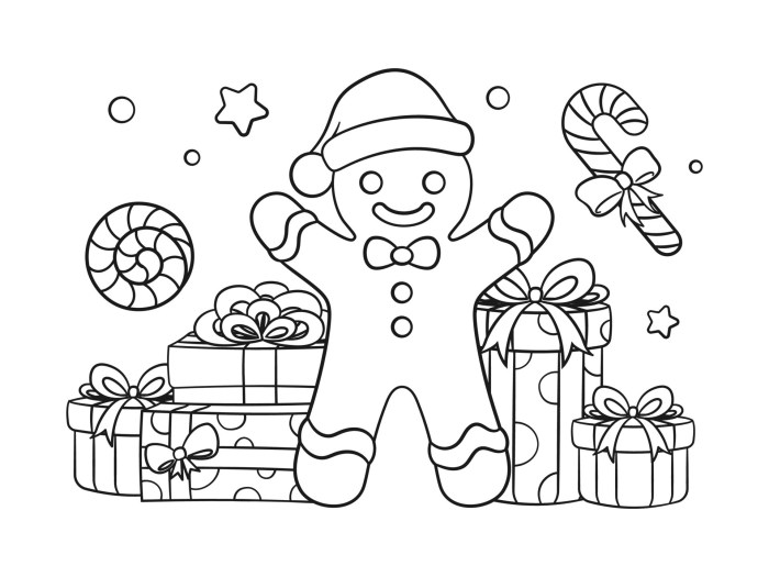 Candy cane coloring book