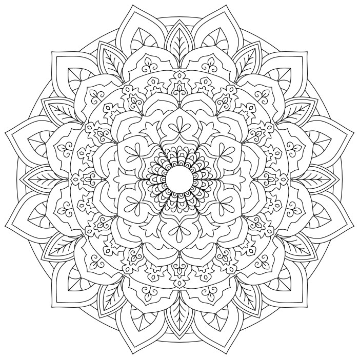 Coloring book for me and mandala