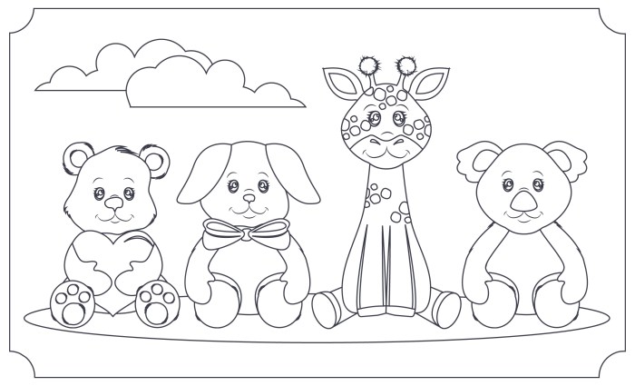 Hot dudes with cute animals coloring book