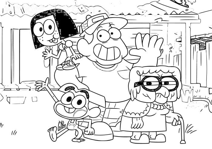 Big city greens coloring book