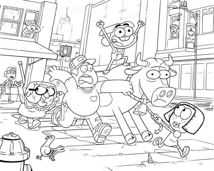 Big city greens coloring book