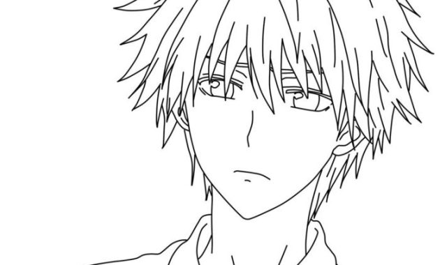 Emo Anime Boy Coloring Pages A Creative Exploration