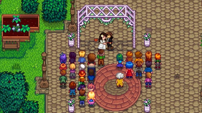 Stardew valley wedding dress make farm