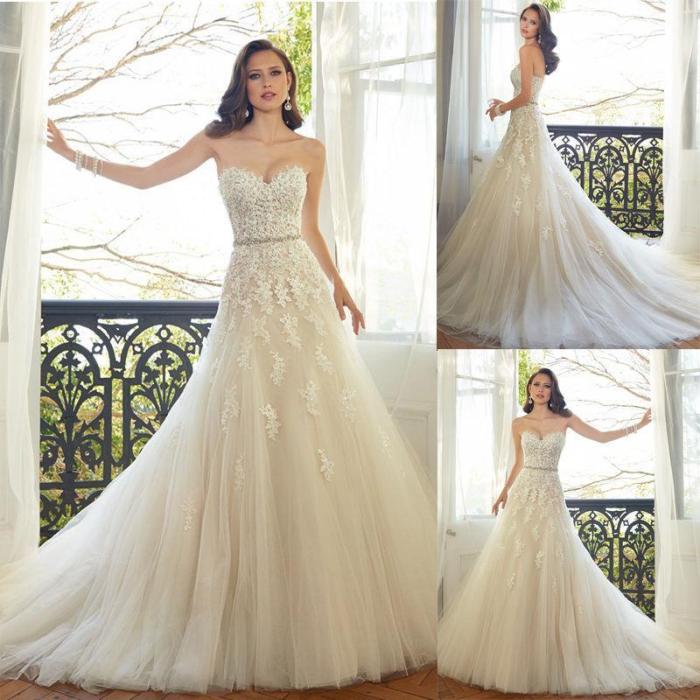 Ivory colored wedding dresses