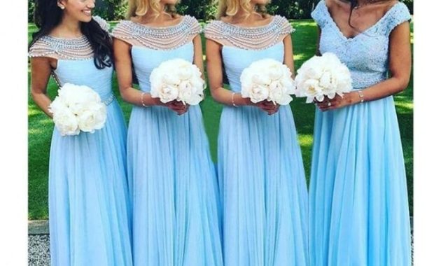 Wedding Dresses in Sky Blue A Style Guide