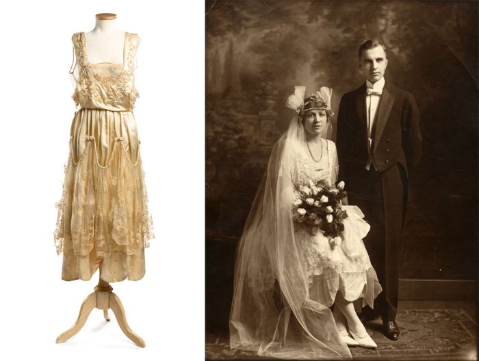 Wedding dresses from the 1920s