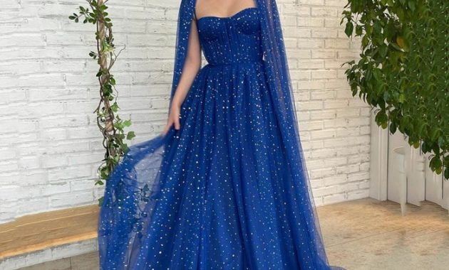 Wedding Dresses with Blue Color Accents