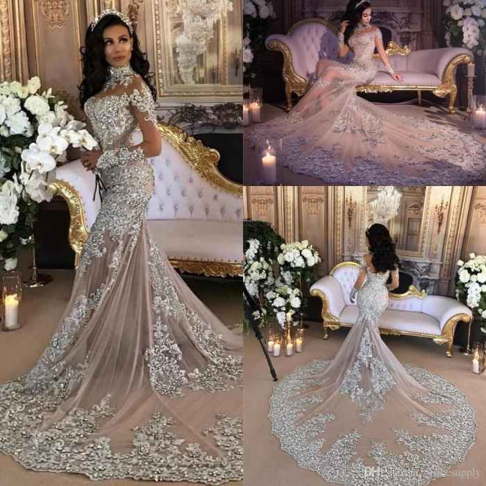 Inexpensive mermaid wedding dresses