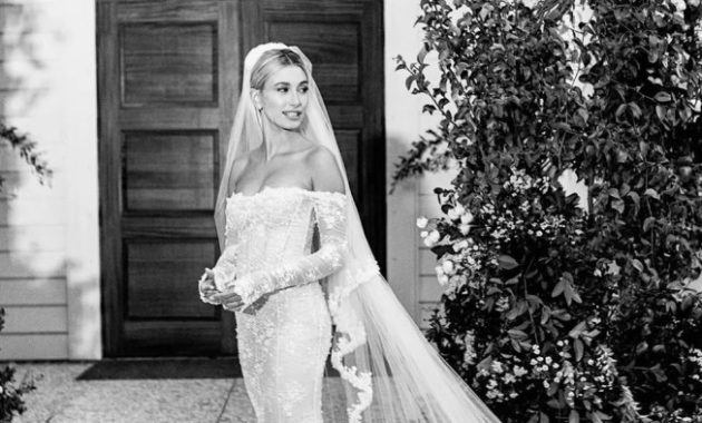 Haley Bieber Wedding Dress A Style Icon