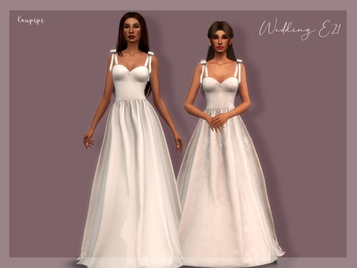 Wedding dresses the sims 4