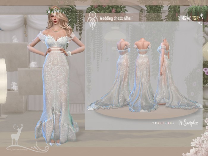 Wedding dresses the sims 4