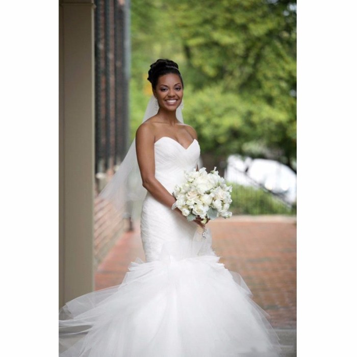 White african wedding dress